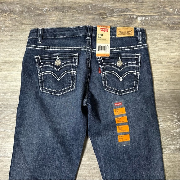 Levi’s Girls Boot Cut Adjustable Waistband Jeans NEW - Picture 5 of 9
